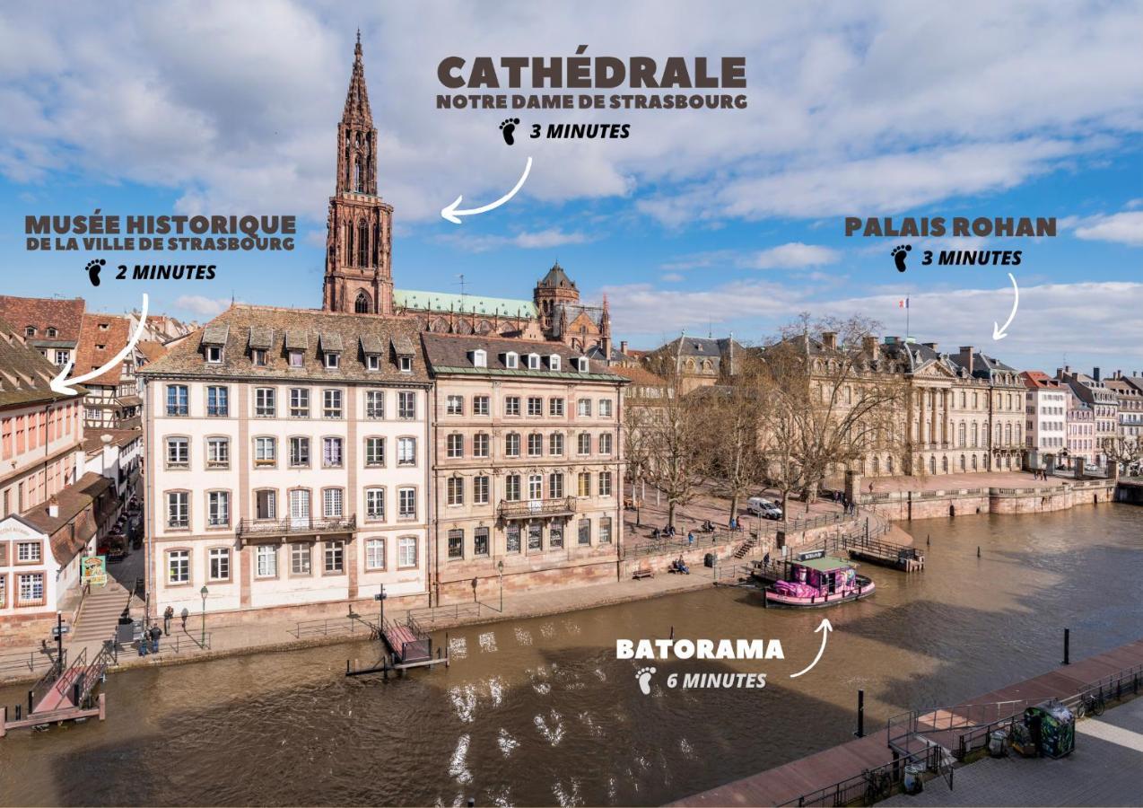 Apartmán Le Batelier - Hyper-Centre, Vue Unique Cathedrale Štrasburk Exteriér fotografie